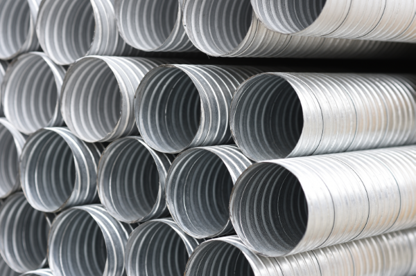 Picture of GALVANISED SPIRAL TUBING 